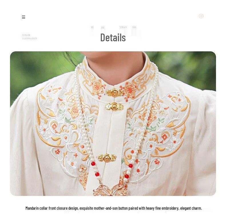 2026 Modern Ma Mian Qun Children's Chinese Hanfu Tang Suit Skirt for Girls - Ancient Style, Spring/Autumn Collection