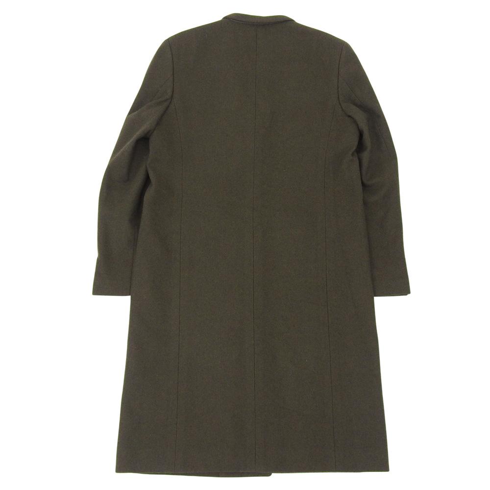 HYKE Women's Khaki Mini Shawl Collar Wool Chesterfield Coat Coat 1 khakiUsed