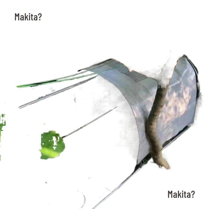 Mobiler Freiland-Hühnerstall für den Außenbereich mit Bambus-Laufsteg