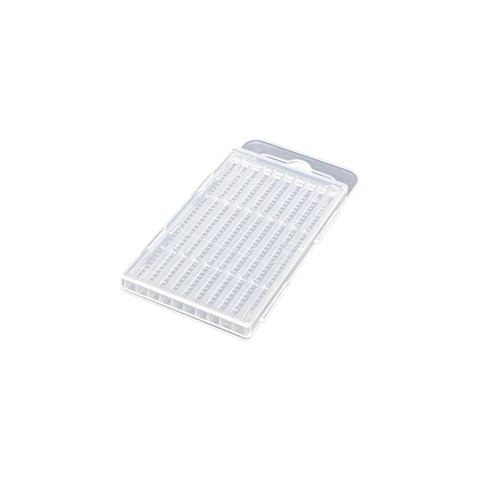 

Heavy Duty Plastic Storage Case for Drill Bit Equipped with Internal Dividers and Snap Lock Closure for Secure Storage Size 0
