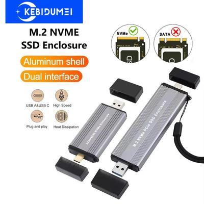 M.2 NVMe SSD Корпус USB 3.2 Type C SSD адаптер 10 Гбіт/с NVMe PCI-E M.2 SSD Корпус зовнішній жорсткий диск