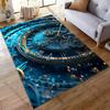Intricate clockwork design timeless carpet Yoga living room room decor children's crawling mat doormat area rug games mat