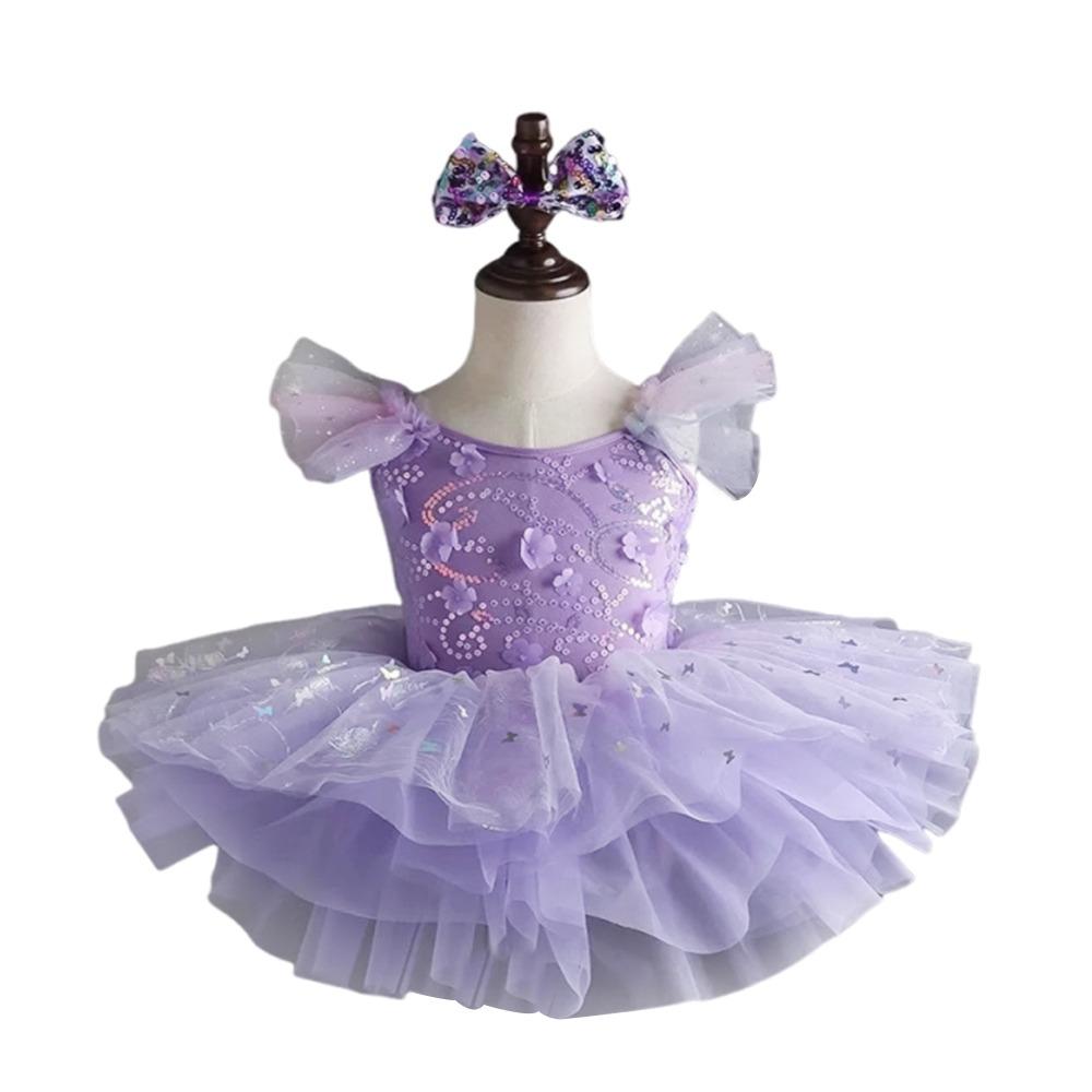 Modern Ballet Tutu Sequin Performance Clothes Fashion Dance Costumes Children