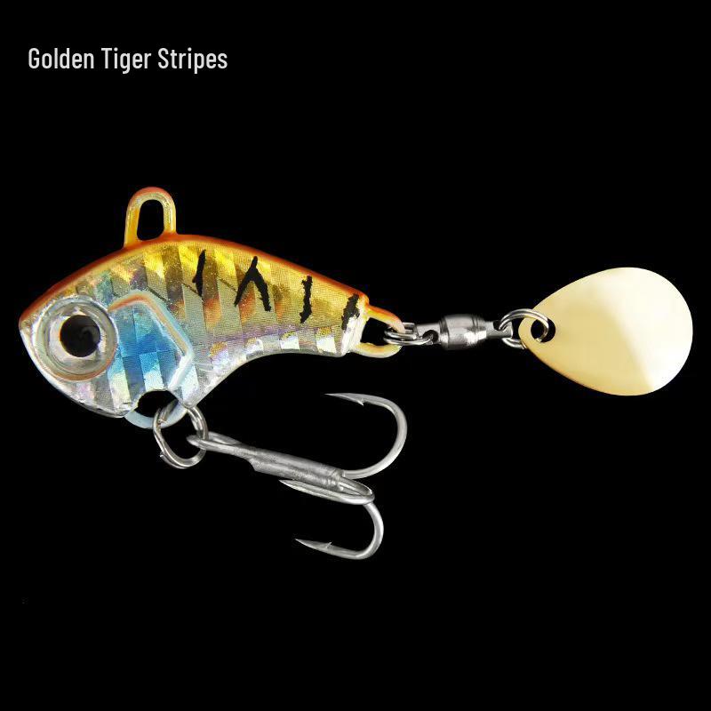 

Vibrating Metal Lure: Small Whirlwind Spinner for Freshwater & Sea Fishing 7g