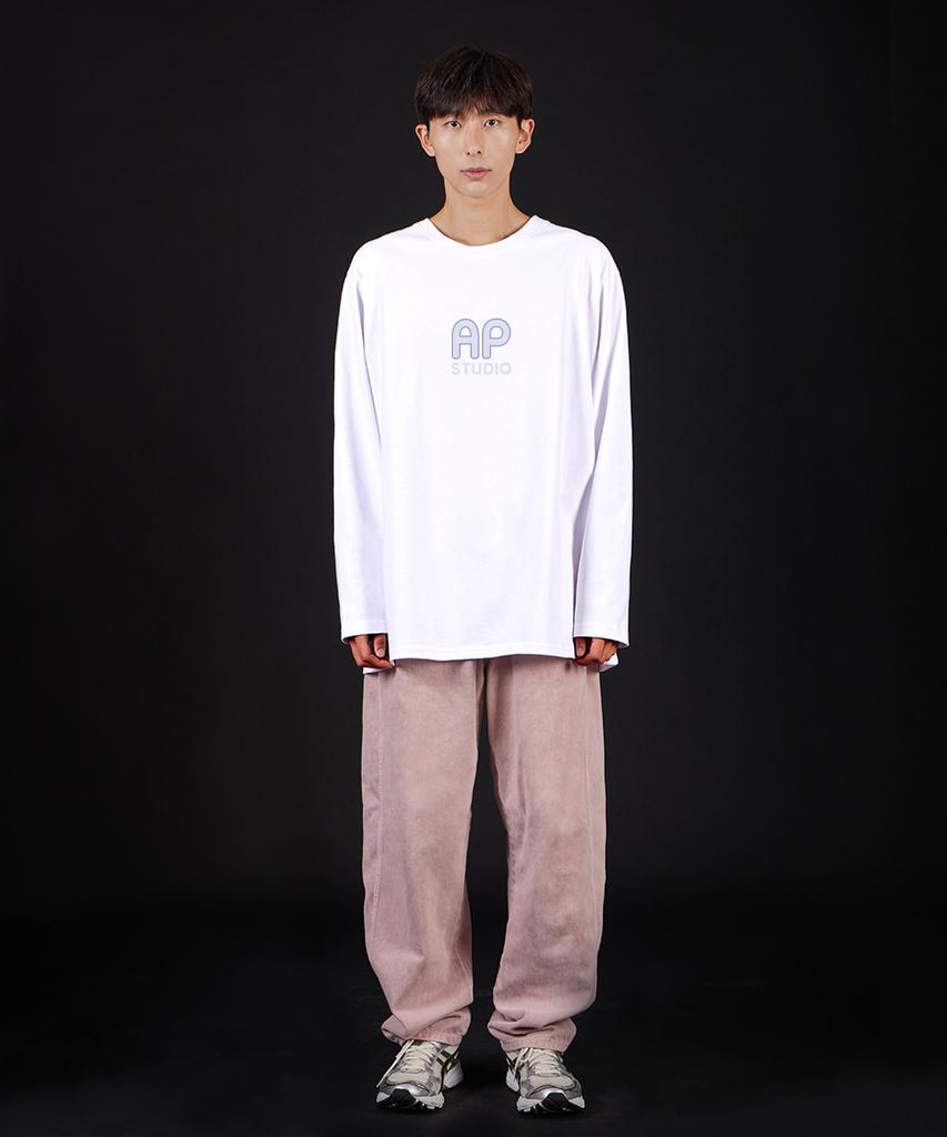 ASTRAL PROJECTION Ap Ap Oversized Long Sleeve T-Shirt_White