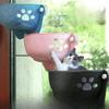 Cat Window Hammock with Strong Suction Cups Pet Kitty Hanging Sleeping Bed Storage Pets Warm Ferret Cage Cat Shelf Seat Beds Crescent Cat's Nest
