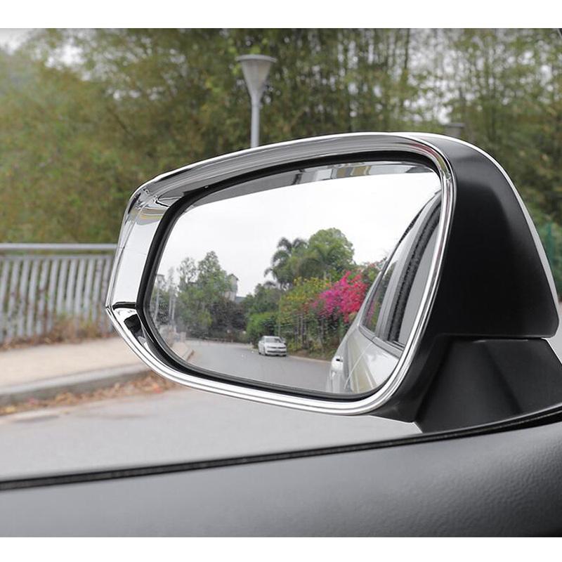 Side Rearview Mirror Eyebrow Cover Trim ABS Chrome Car Accessories Exterior Decoration 2Pcs For Toyota Sienna