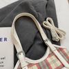 Handtasche Kontrastfarbe Plaid Kleine Quadratische Tasche Damen Schulter Umhängetasche