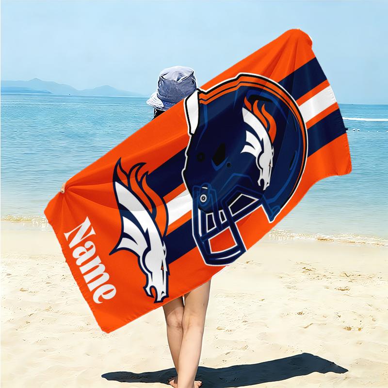 Personalized Patriots Team Spirit Beach Towel Microfiber Beach Towel Thin Absorbent for Beach Swimming Yoga Bath Sports. 0910361