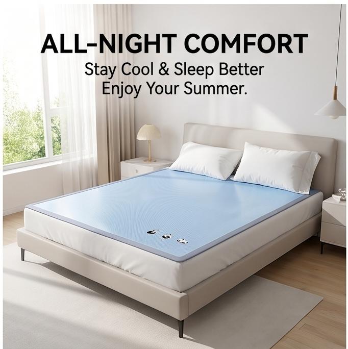 2026 New Ice Vine Ice Silk Cooling Mat Washable Soft Multi-size Summer Dorm Bedroom Comfort Bedding Set