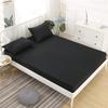 Waterproof Bed Cover Smooth Microfiber Mattress Protector Waterproof Fitted Sheet Anti-mite Mattress Pad for Single Double King Queen