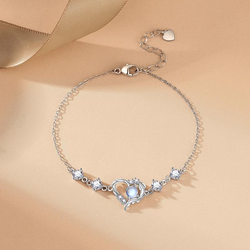 

Guardian Heart s Новый Браслет Нишевый Дизайн Легкая Роскошь Изысканные Ручные Украшения Подарки для Подруг и Подружек