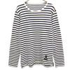 S'YTE Border Pattern Long Sleeve T-shirt Men's Used