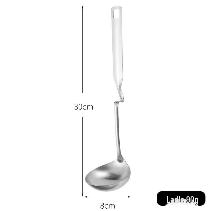 

Stainless Steel Anti-Drop Soup and Hot Pot Ladle with Slots for Home Kitchen and Restaurant Use