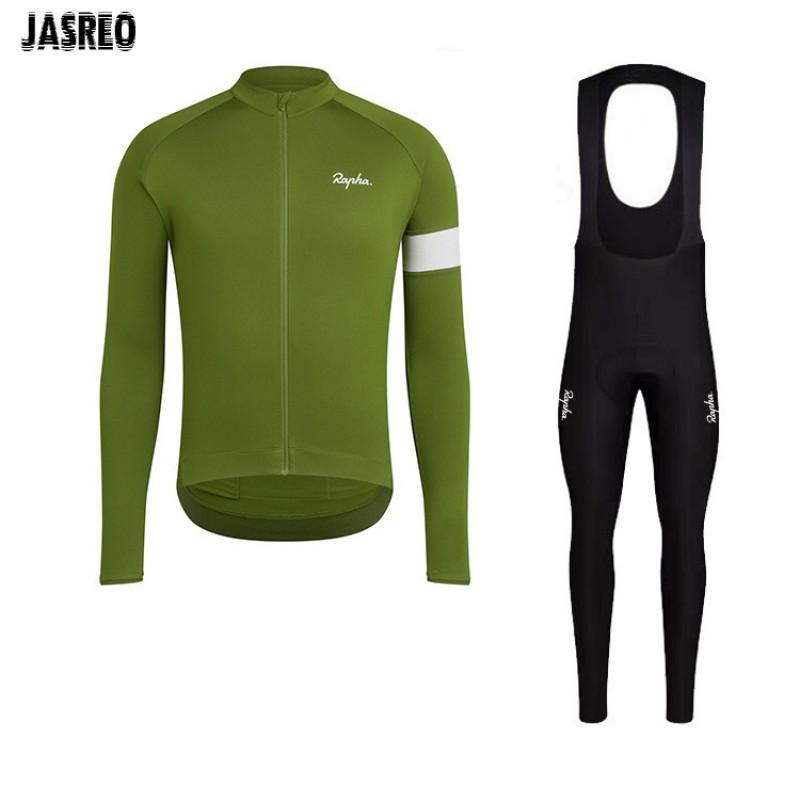 Men Women Cycling Jersey Set Long Sleeve Breathable Mountain Road Bike Sportswear