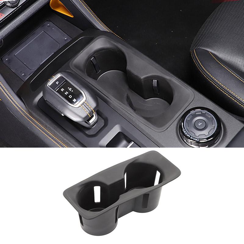 Car Interior TPE Black For Ford Ranger 2026 2026 2026 Car Center Console Water Cup Holder Storage Box Accessories