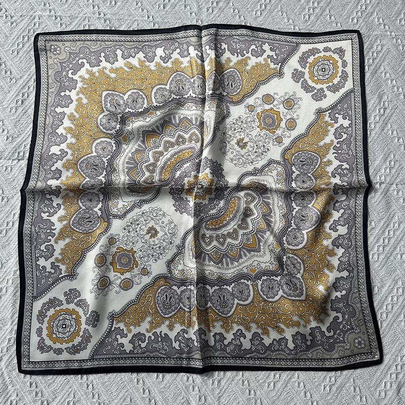 Silk Scarf - Women's Spring New Arrival - Professional Printed 70% Silk Square Scarf