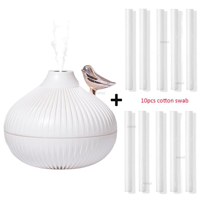 330ml USB Ultraschall Luftbefeuchter mit kühlem Nebel und warmer LED-Lampe für Zuhause, Kinderzimmer, Mini-Aroma-Diffusor, Humidificador