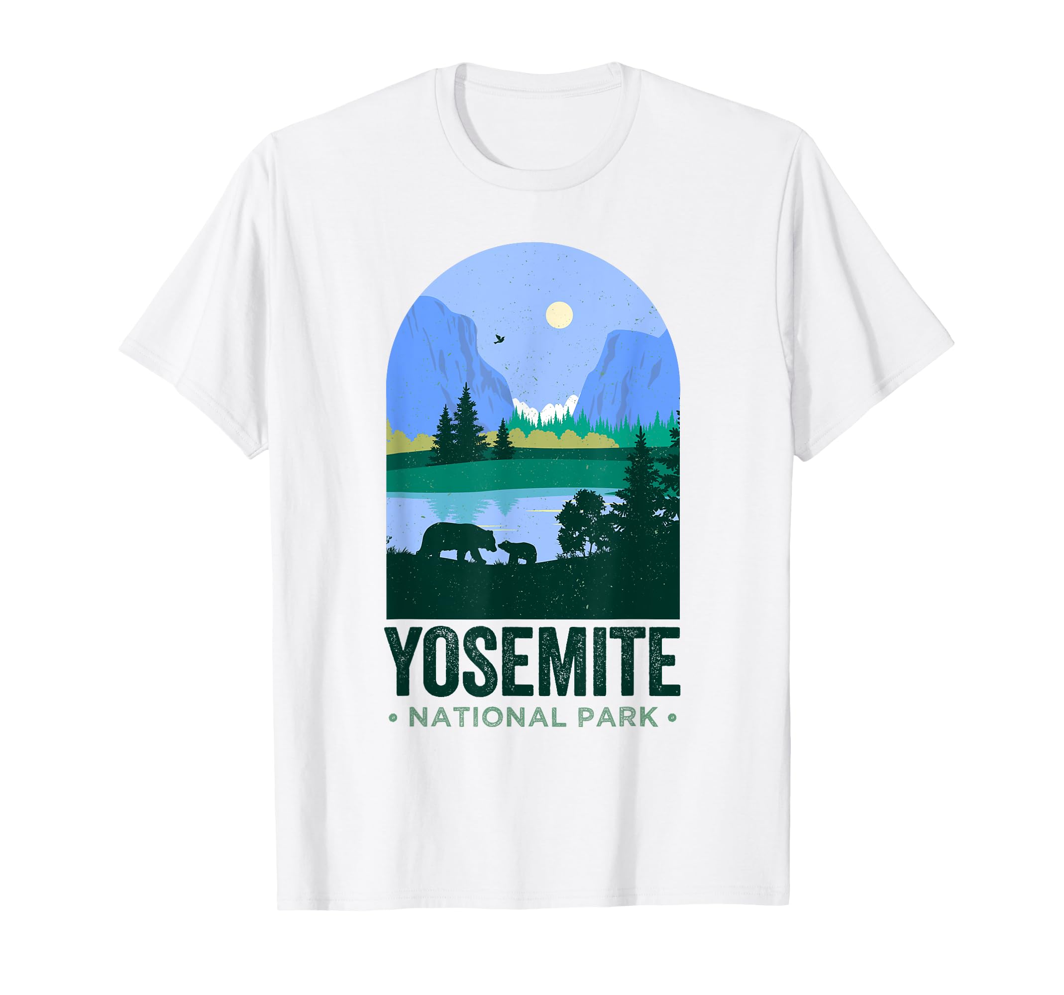 

Yosemite California Retro Bears Yosemite National Park T-Shirt