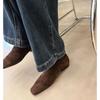 Autumn Winter Short Plush Women Ankle Boots Fashion Square Toe Short Booties Ladies Elegant Low Heels Zipper Booties