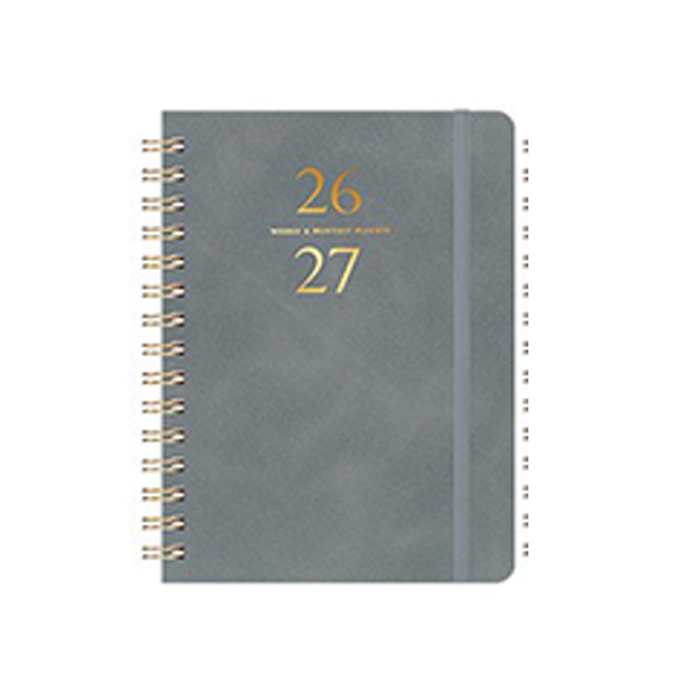 PU Leather Agenda Book Colorful Inner Page Appointment Book To Do List Notepad for Student Gift