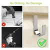 ABUL-Vinyl Siding Hangers, 6Pcs Heavy Duty Metal Low Profile No Hole Hanger Vinyl Siding Hook