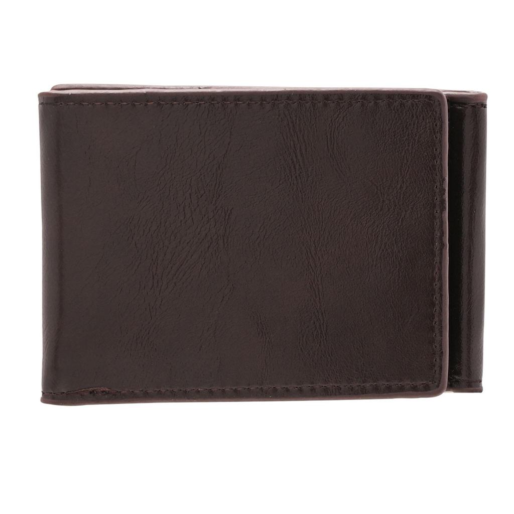 Mad Man Brown 3 Fold Money Clip Wallet