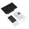 LED Light Dimmer   Wireless RF Remote Control Glass Panel Black