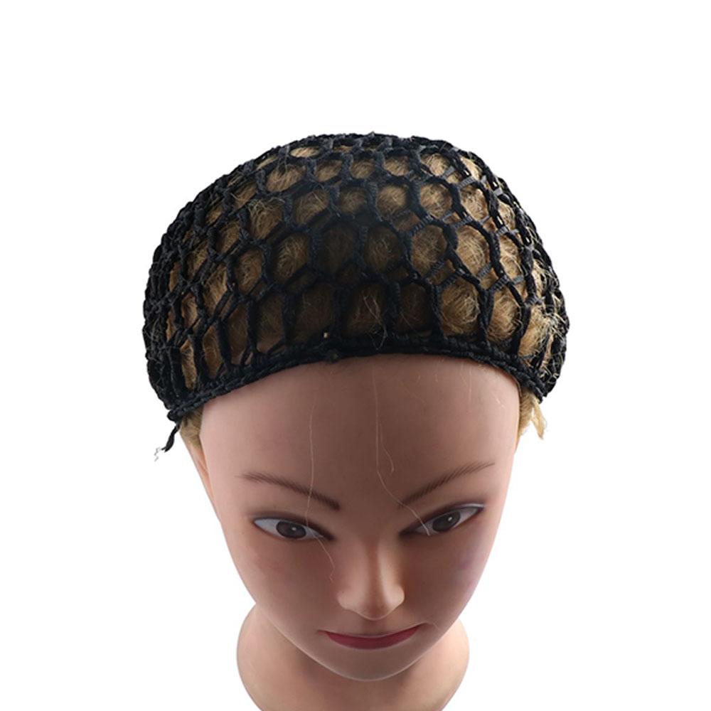 Sleeping Mesh Hair Net Handmade Night Cover Turban Black Wig Caps Crochet Hair Net