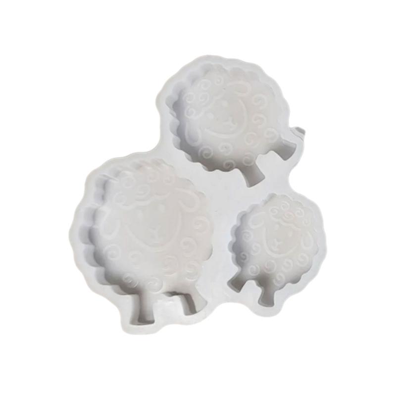Sheep Animal Silicone Molds for Candle Soap Candy Chocolate Molds Cement Gypsum Silicone Molds for Home Decoration