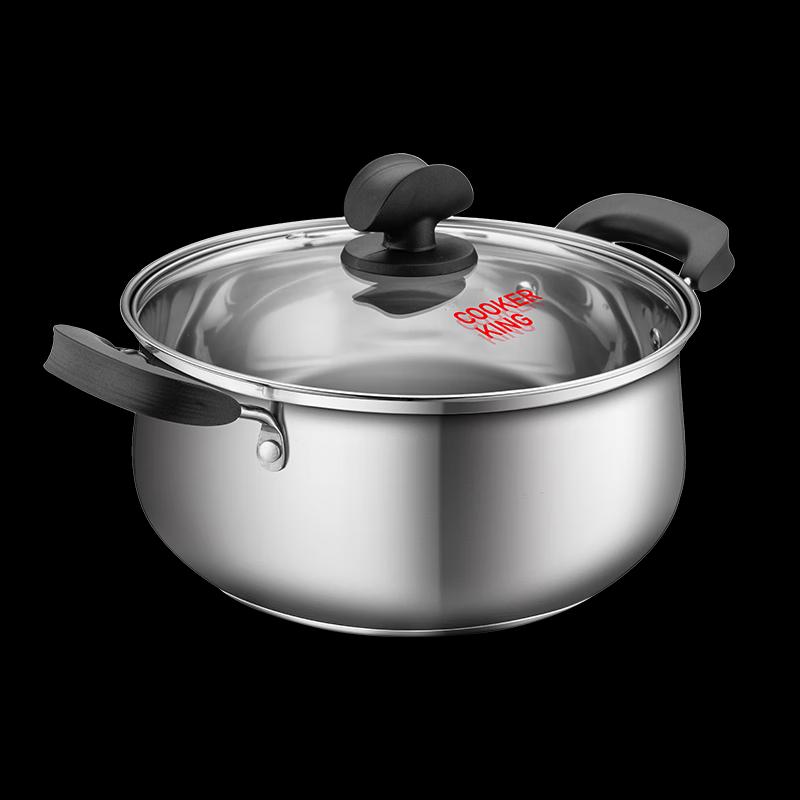 Chuda Huang CK80318 22cm Stainless Steel Soup Pot with Lid