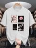 Unisex Crew Neck Tee Japan Ukiyo Landscape Art Graphic Print Soft Cotton Loose Short Sleeve Summer Casual Male Streetwear Tops