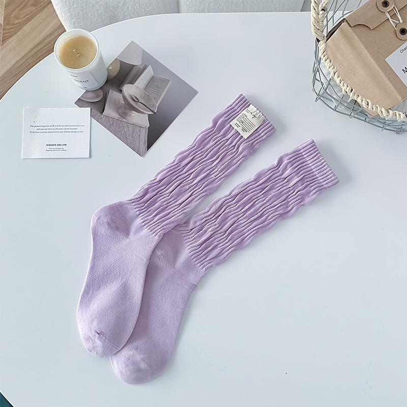 

Женские летние тонкие хлопковые дышащие милые балетные носки с махрой 1 pair фиолетовый