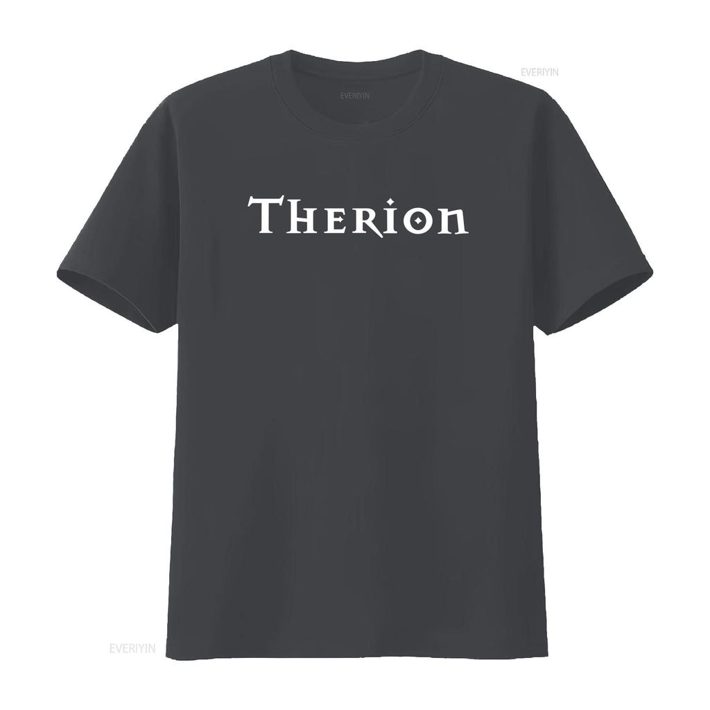 THERION Band Logo T Shirt Available in All Sizes S M L XL XXL Classic Colours Black White vintage Washed designer clothes