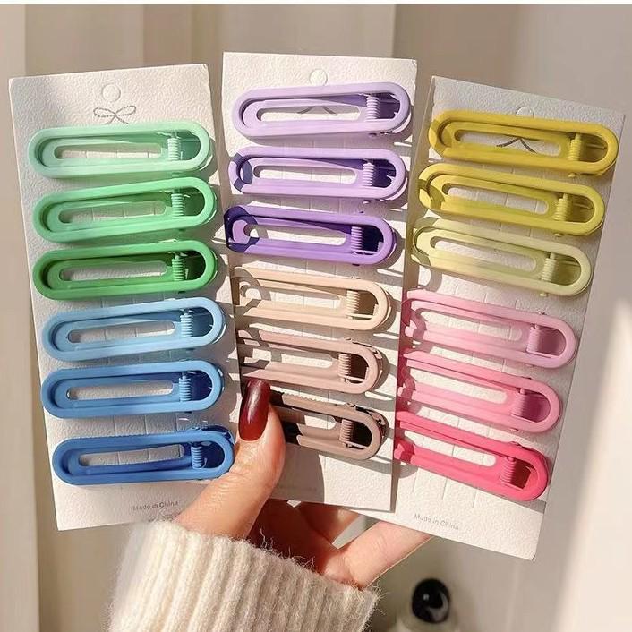 Girly Candy Color Duckbill Hair Clip - No-Trace, No-Damage, Flyaway Tamer