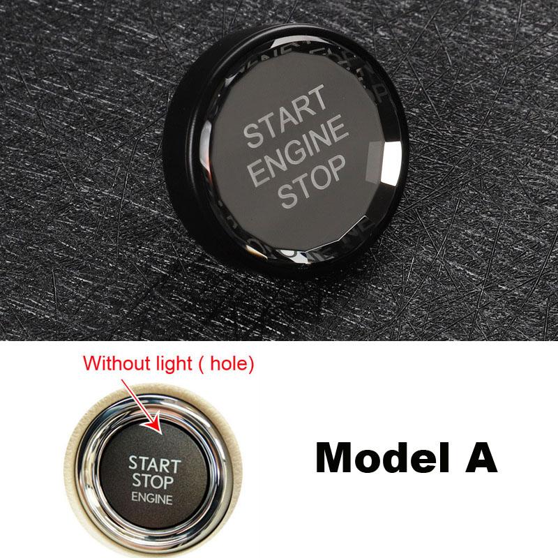 New Styling Start Stop Engine Push Switch Buttons Cover for TOYOTA Corolla Camry Rav4 C-HR Prius GT86 Yaris Interior