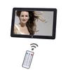 12 Inch Digital Picture Frame with Motion Sensor Photo Display USB/SD Card Clock Remote Control for Desk & Home