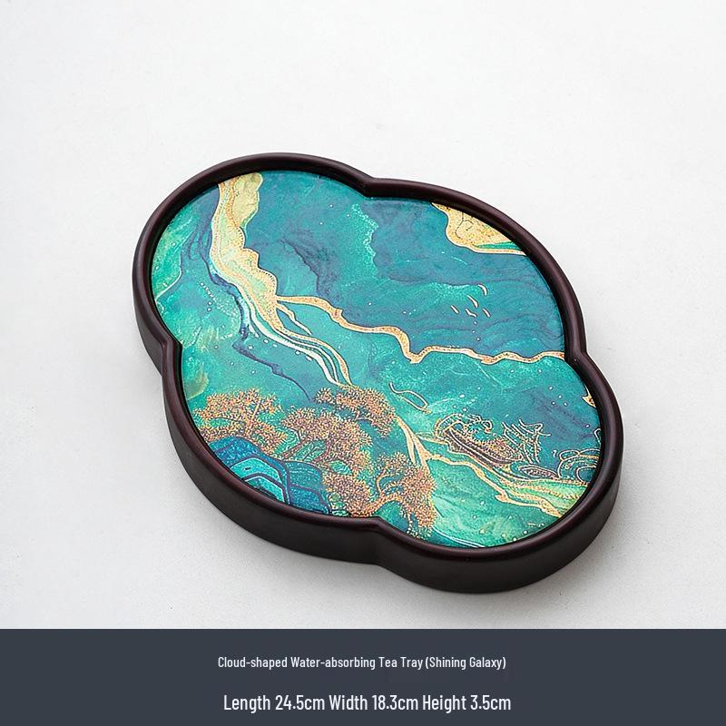 Water Absorbent Tea Tray - Small Chinese Gongfu Tea Set Accessory and Coaster for Tea Ceremony.