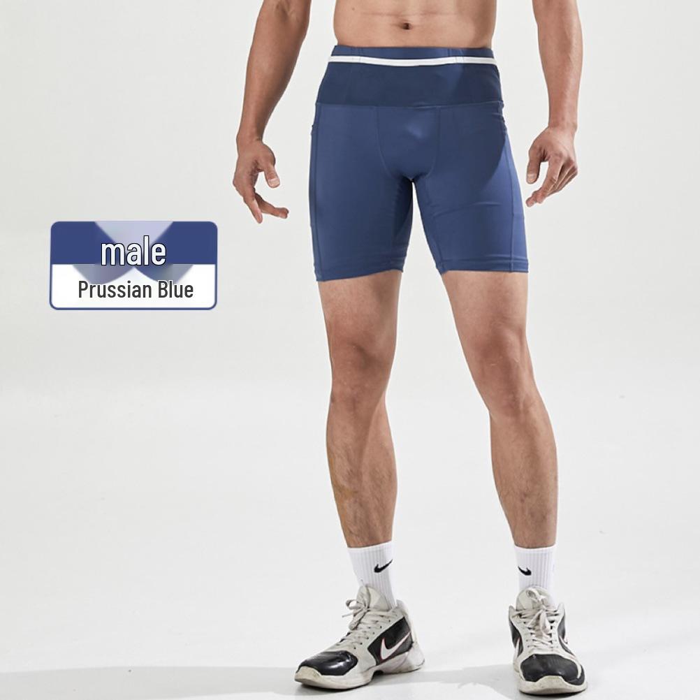 Unisex Quick-Dry 6-Pocket Kangaroo Running Shorts for Yoga and Cycling