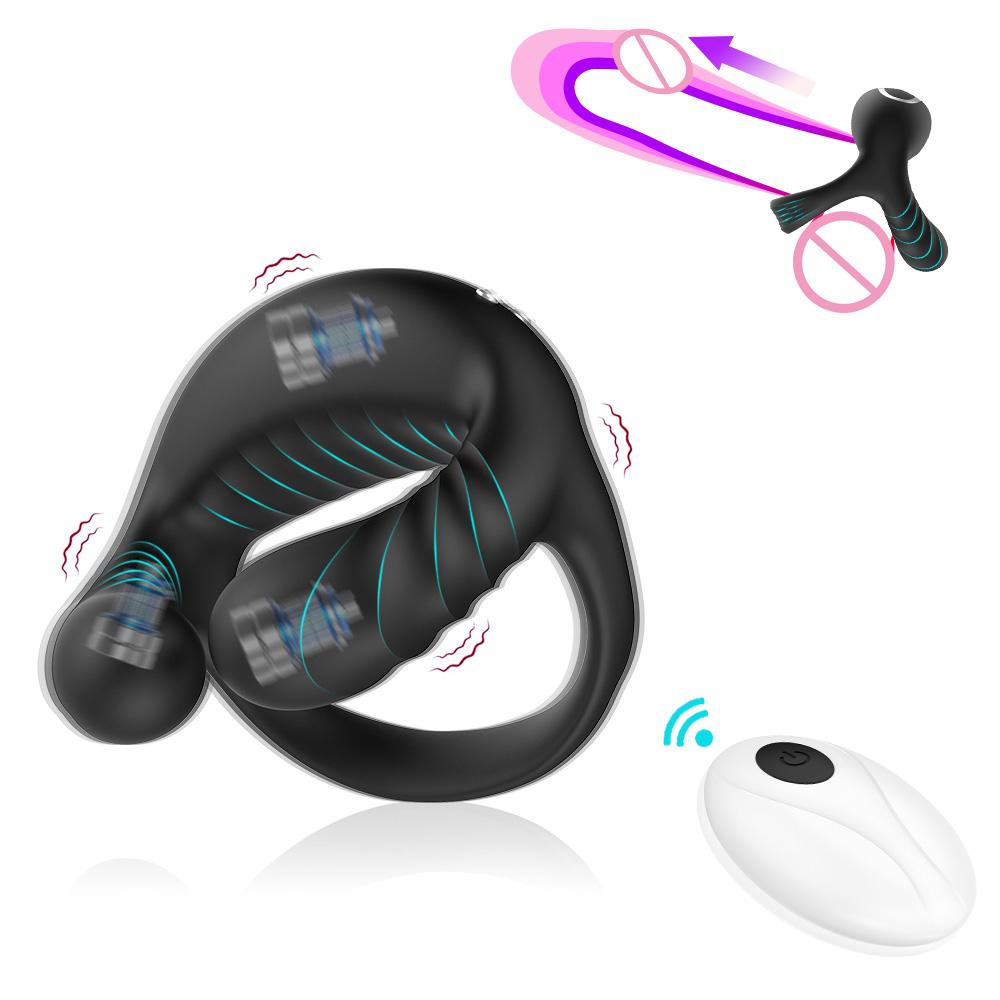 Silicone Penis Ring, Cock Ring Vibrator, Delay Ejaculation, Penis Enlargement, Male Masturbator, Adult Sex Toys, Sex Toys 18+