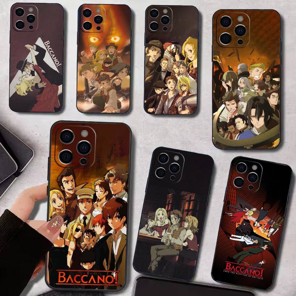 B-Baccano Wallpaper Phone Case Silicone Soft For IPhone 17 16 15 14 13 12 11 X XR Plus Pro Max Plus