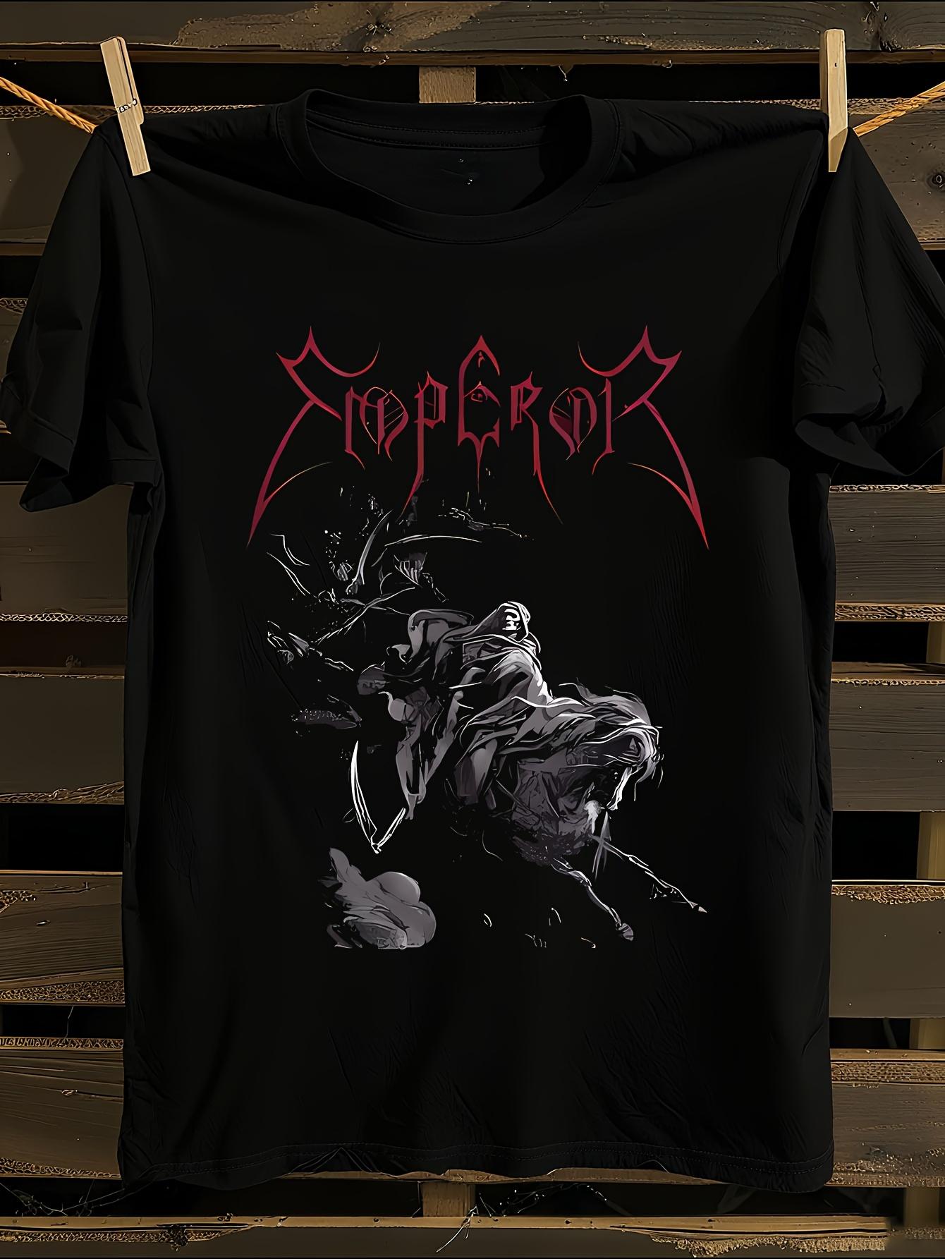 1991 Emperor Gothic Metal Graphic Oversized Tshirt S