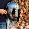 Casco vikingo Casco nasal Casco de armadura medieval Casco de cota de malla de cosplay Casco SCA LARP Mejor regalo