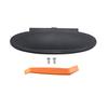 Sun Visor Vanity Mirror Cover Black Replacement Parts Fit For Porsche 996 997 911 Carrera 986 Boxster 987 Cayman Car Accessories