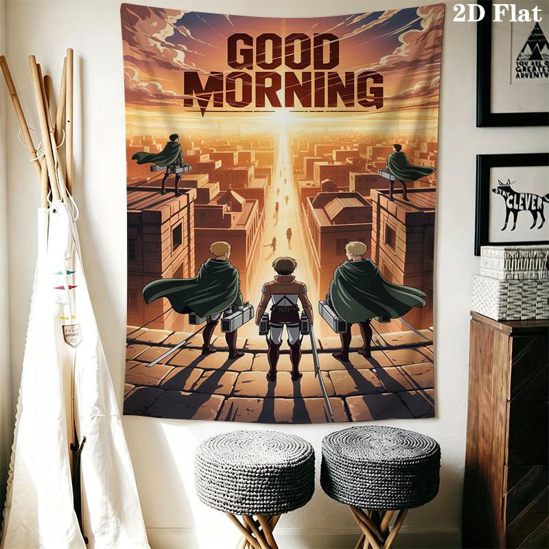 Dark Warrior Tapestry Bold Art Space Tapestry Background Cloth Wallmounted Work Of Art Home Decor Homestay Soft Decoration Tapestry