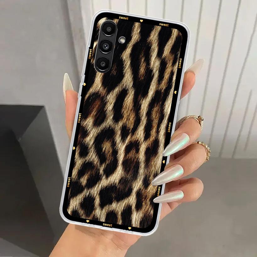Animal Leopard Print Phone Case for Samsung Galaxy A17 A16 A37 A26 A36 A57 A56 A15 A25 A35 A55 A14 A24 A34 A54 A13 A23 A33 A53 G