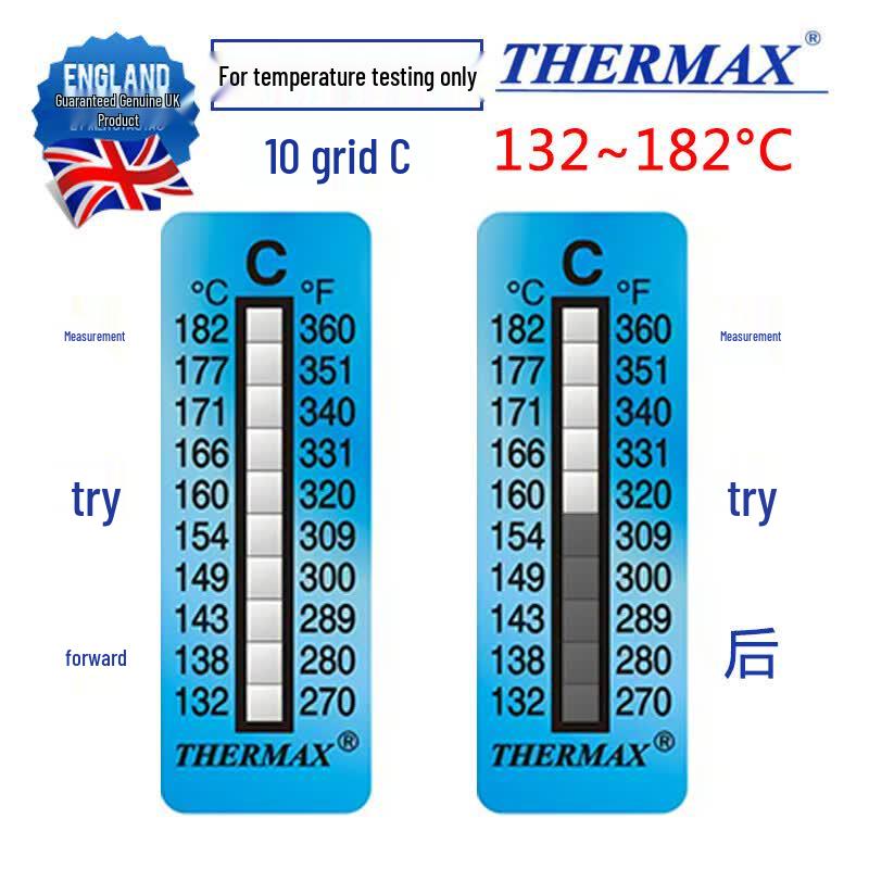 THERMAX UK Importovaný laboratorní teplotní testovací papír (CN verze)