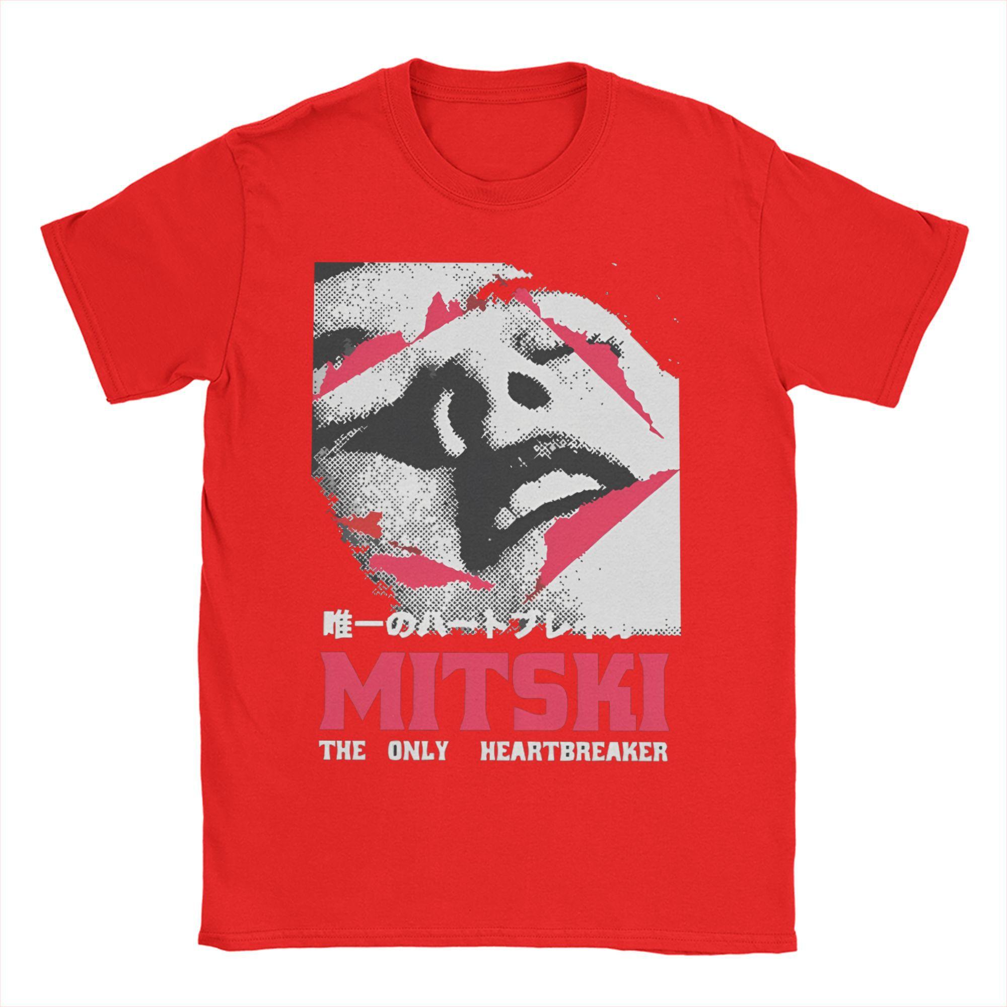 Mitski T Shirt Beach My Love My Music Cotton T Shirts For Men Harajuku Pattern Tee Shirt ShortSleeved Streetwear Tops S