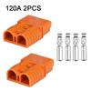 2PCS 120AMP For Anderson Plug Cable Terminal Forklift Battery Power Connector Cable Connectors Pins Lugs Electrical Supplies