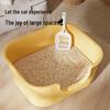 JINGRUIXIANG Large Semi-Enclosed Cat Litter Box